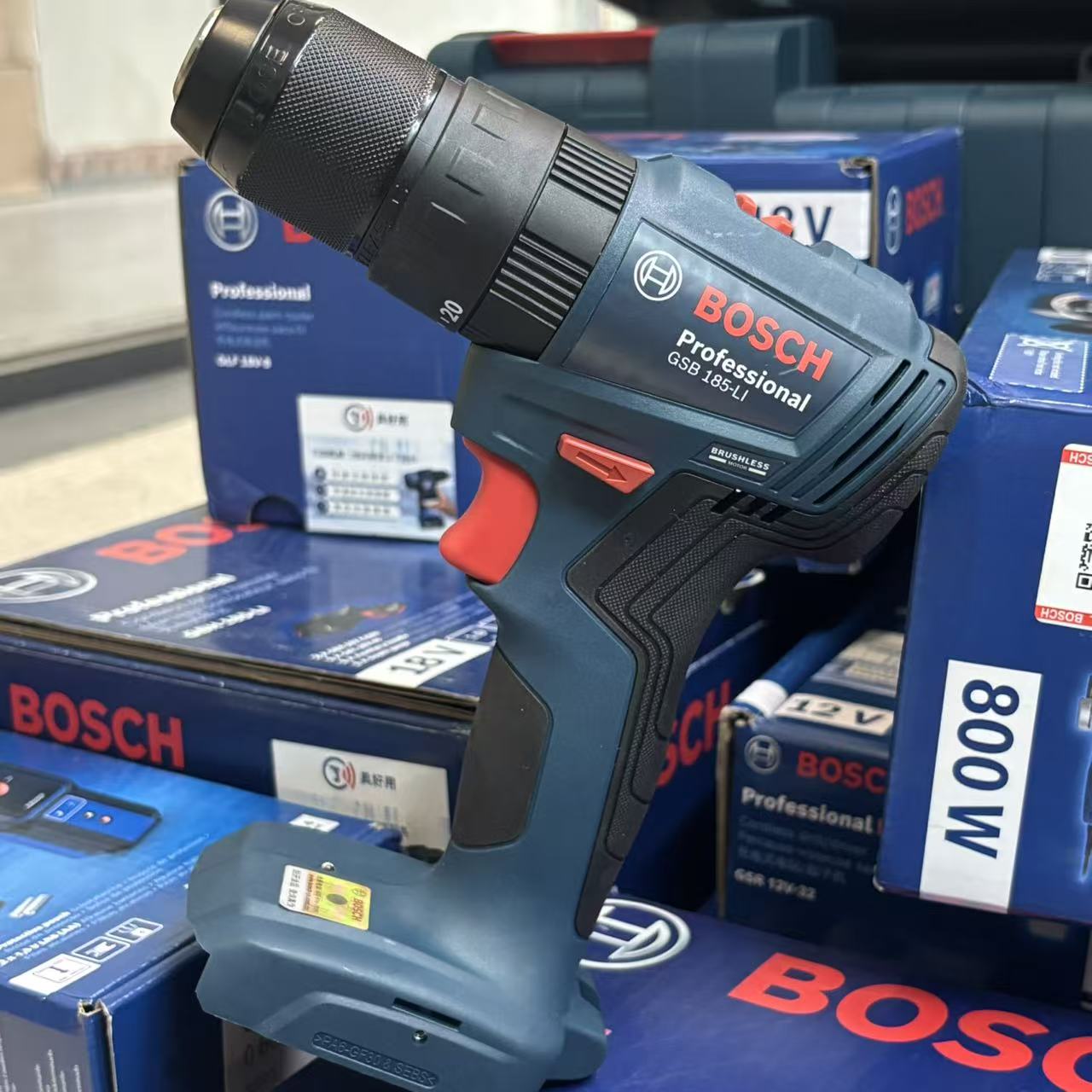 Brushless Cordless Electric Drill 18V - Perceuse à percussion sans fil sans
