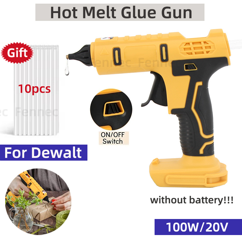 Hot Melt Glue Gun Cordless - Pistolet à colle chaude électrique portatif
