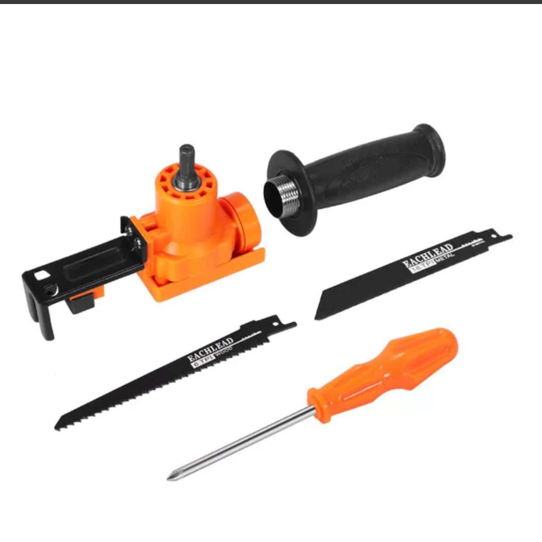 Reciprocating Saw Attachment Drill - Adaptateur de fixation de scie alternative,