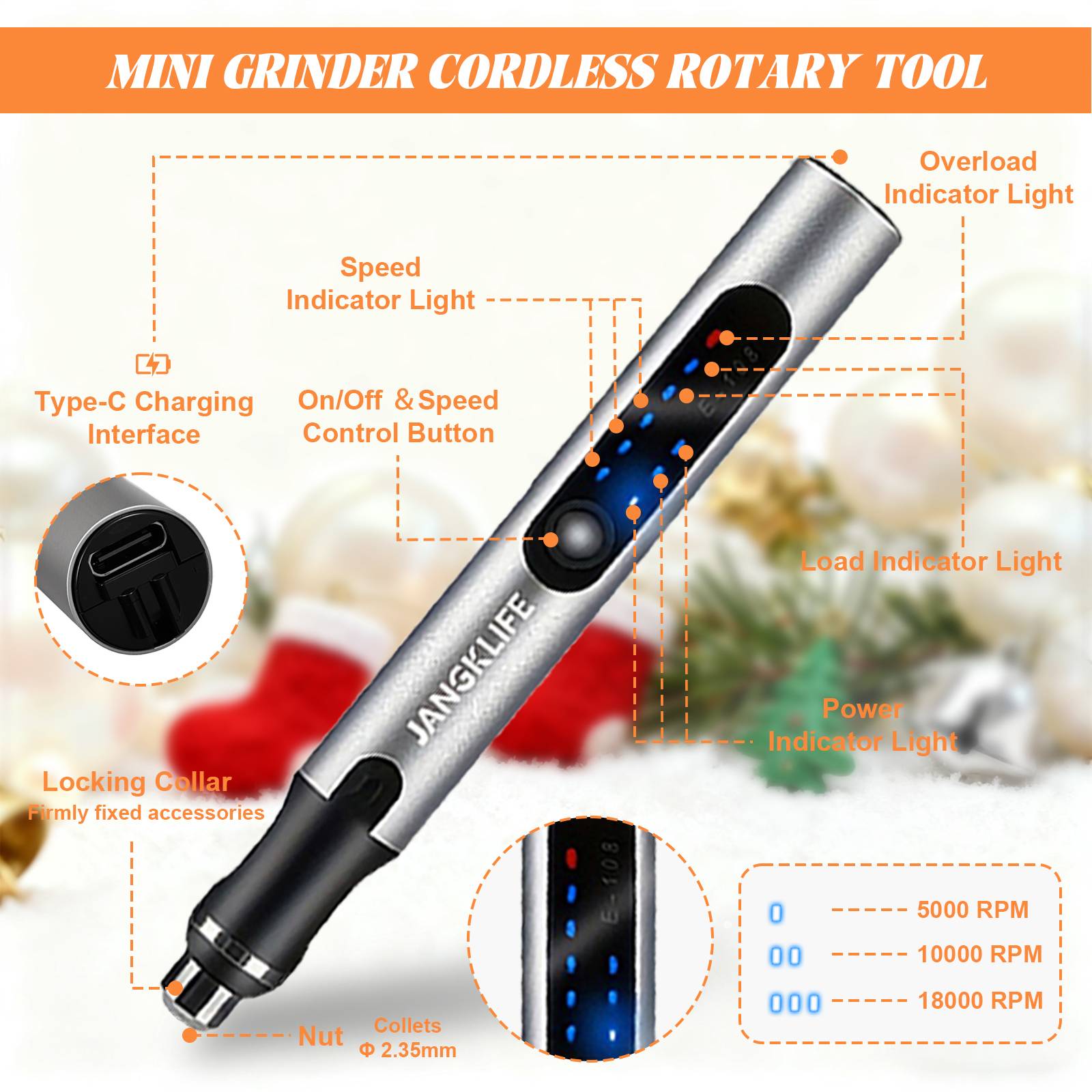 USB Sans Fil Outil Rotatif Kit - Cordless Rotary Tool Kit Accessories avis et prix