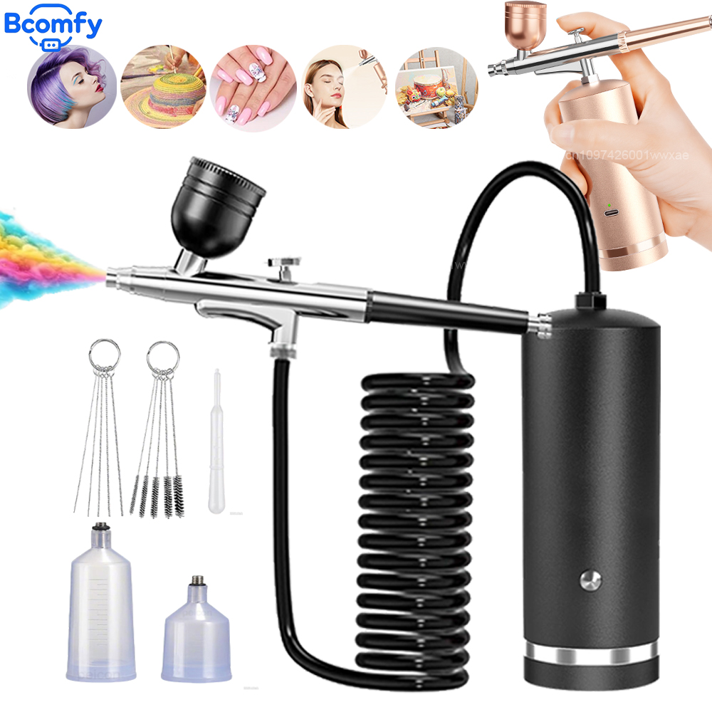 Aérographe avec compresseur, a - Airbrush Kit With Mini Compressor avis et prix
