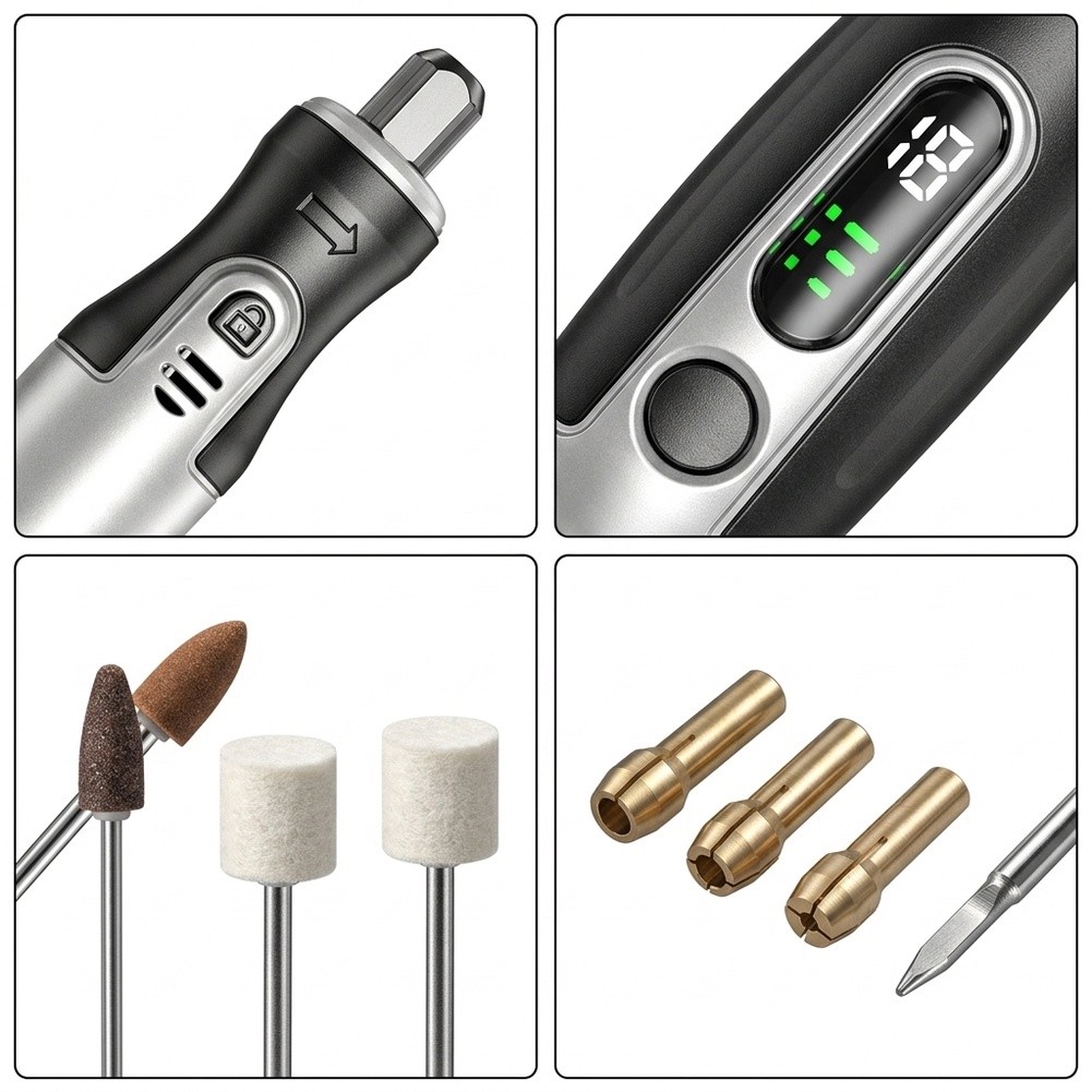 Kit d'outils rotatifs électriq - Cordless Rotary Tool Kit Accessories avis et prix