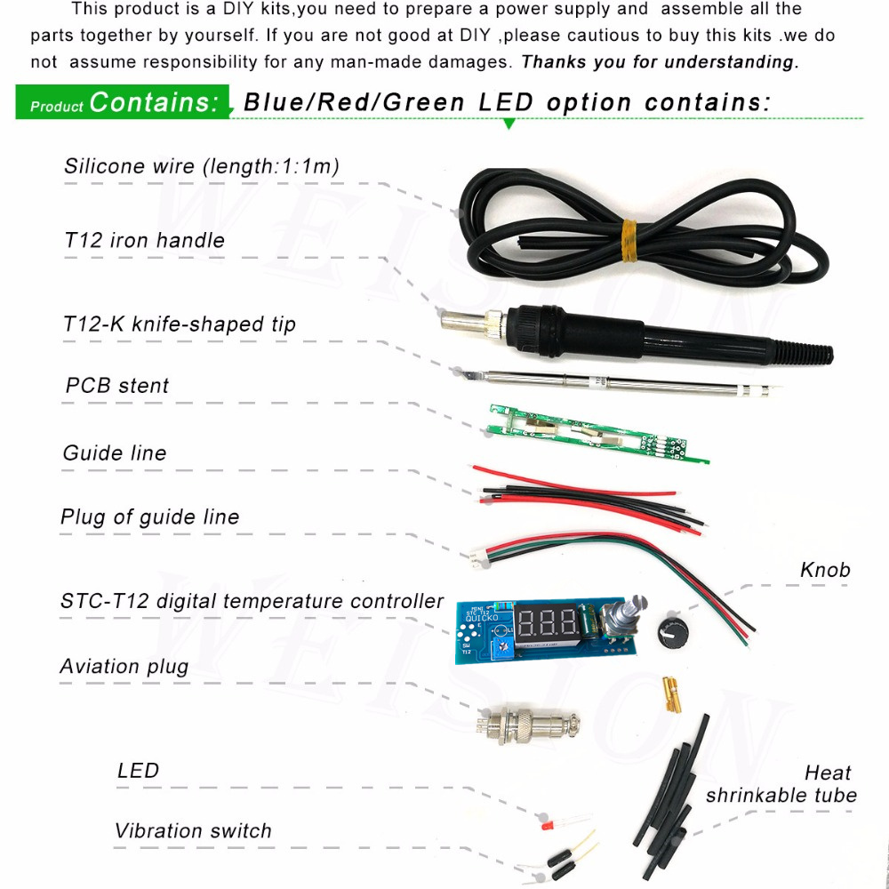 STC-T12 kits de bricolage de f - Digital Soldering Station T12 avis et prix