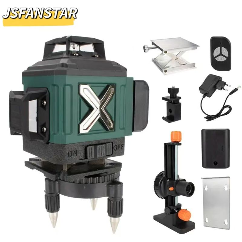 Niveau laser 4D vert 16 lignes - Laser Level 16 Lines 4D Green avis et prix
