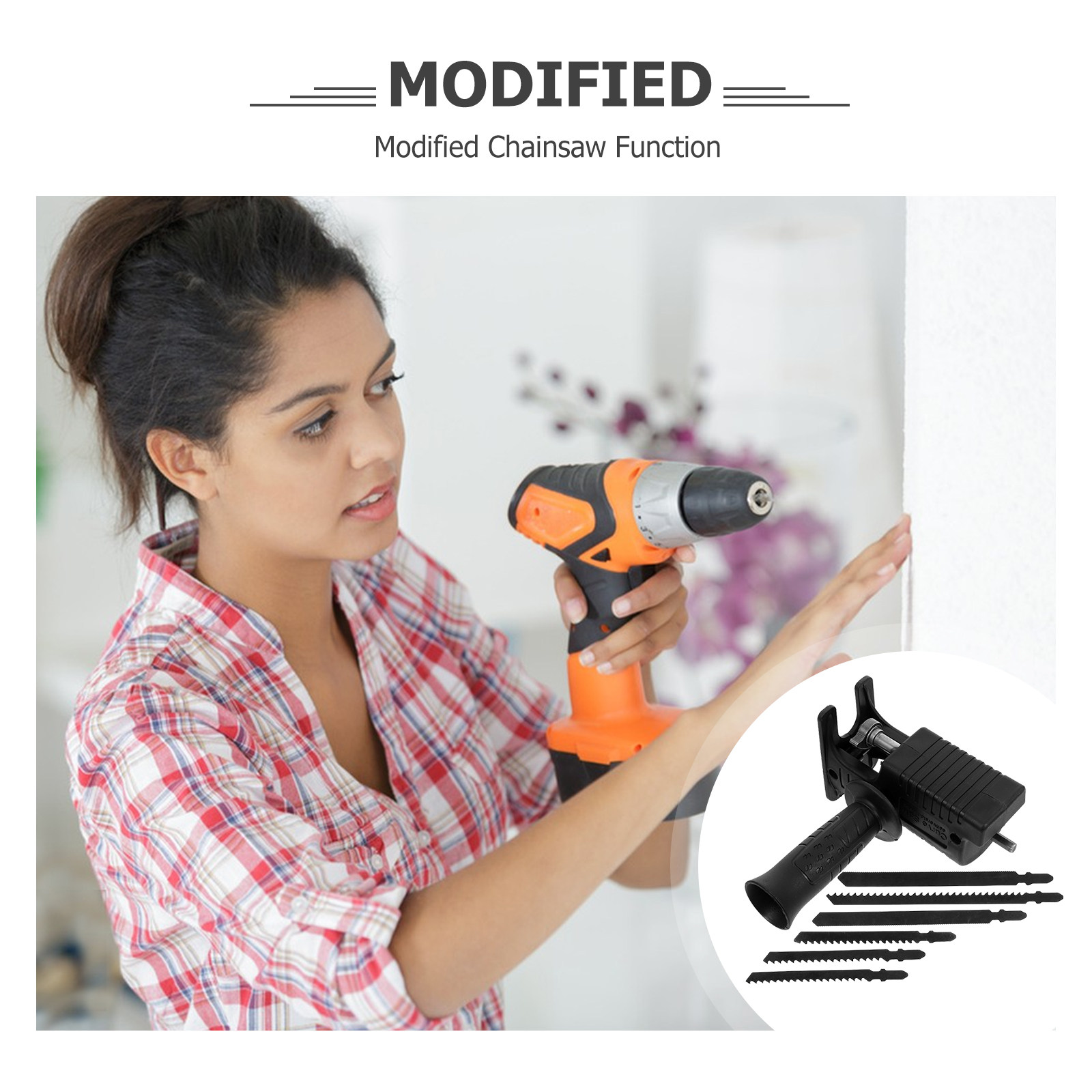 Kit de 7 pièces pour perceuse  - Reciprocating Saw Attachment Drill avis et prix