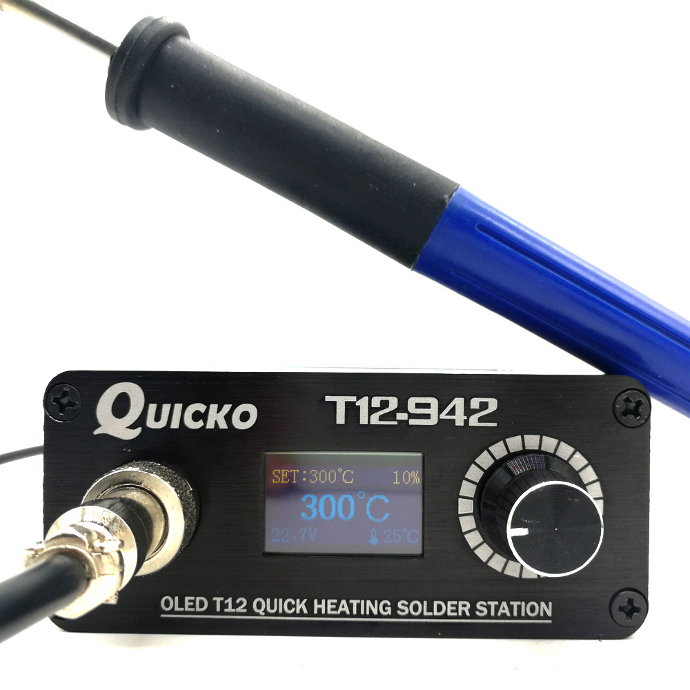 QUICKO MINI T12 STC OLED stati - Digital Soldering Station T12 avis et prix