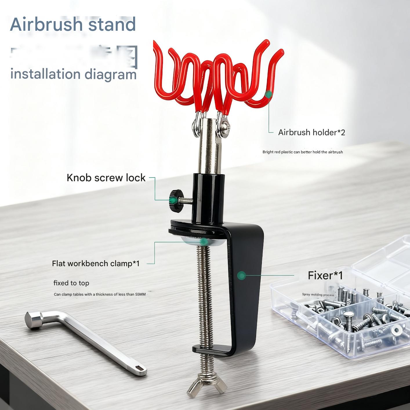Support de gravité pour aérogr - Airbrush Kit With Mini Compressor avis et prix
