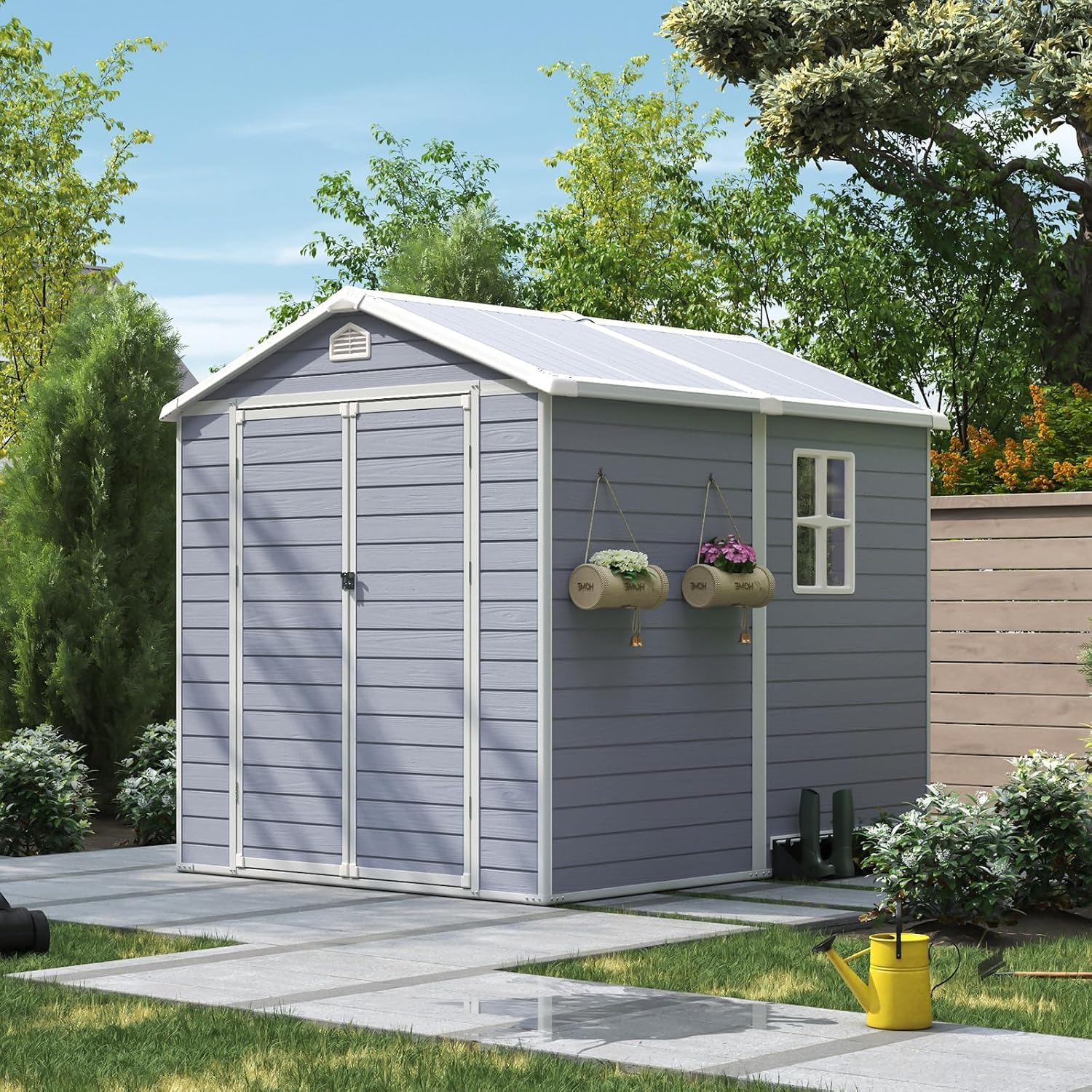 Abri de jardin extérieur 6x8 p - Garden Tools avis et prix