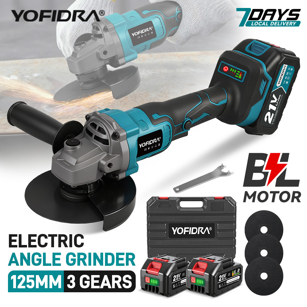 YOFIDRA 125mm meuleuse d'angle - Brushless Angle Grinder Battery Powered avis et prix