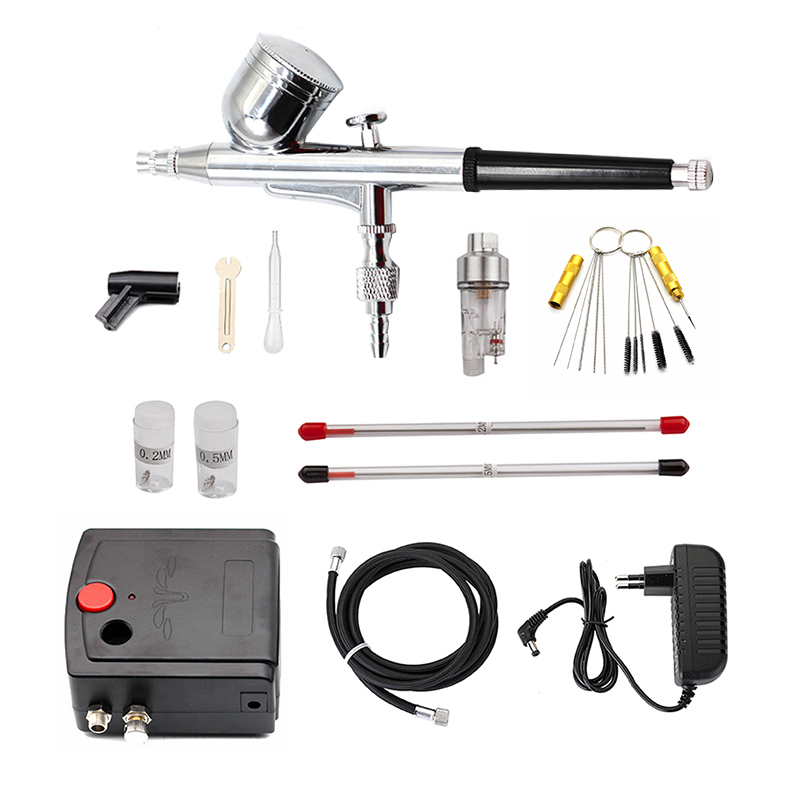 Touristes-Pistolet pulvérisate - Airbrush Kit With Mini Compressor avis et prix