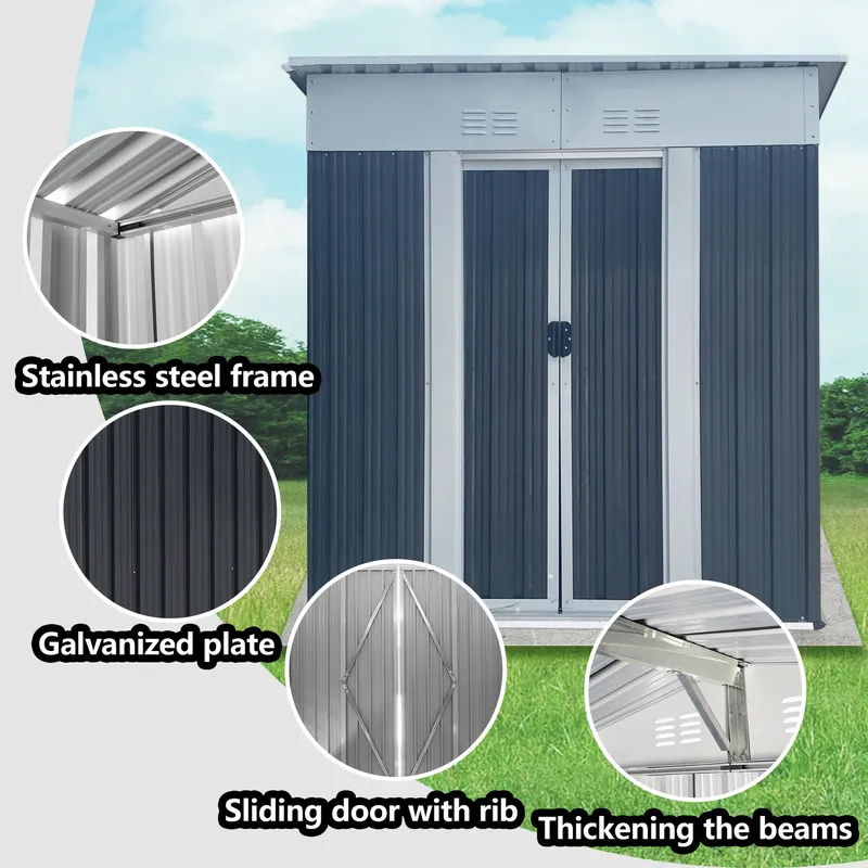 Maisonnette modulaire en métal - Garden Tools avis et prix