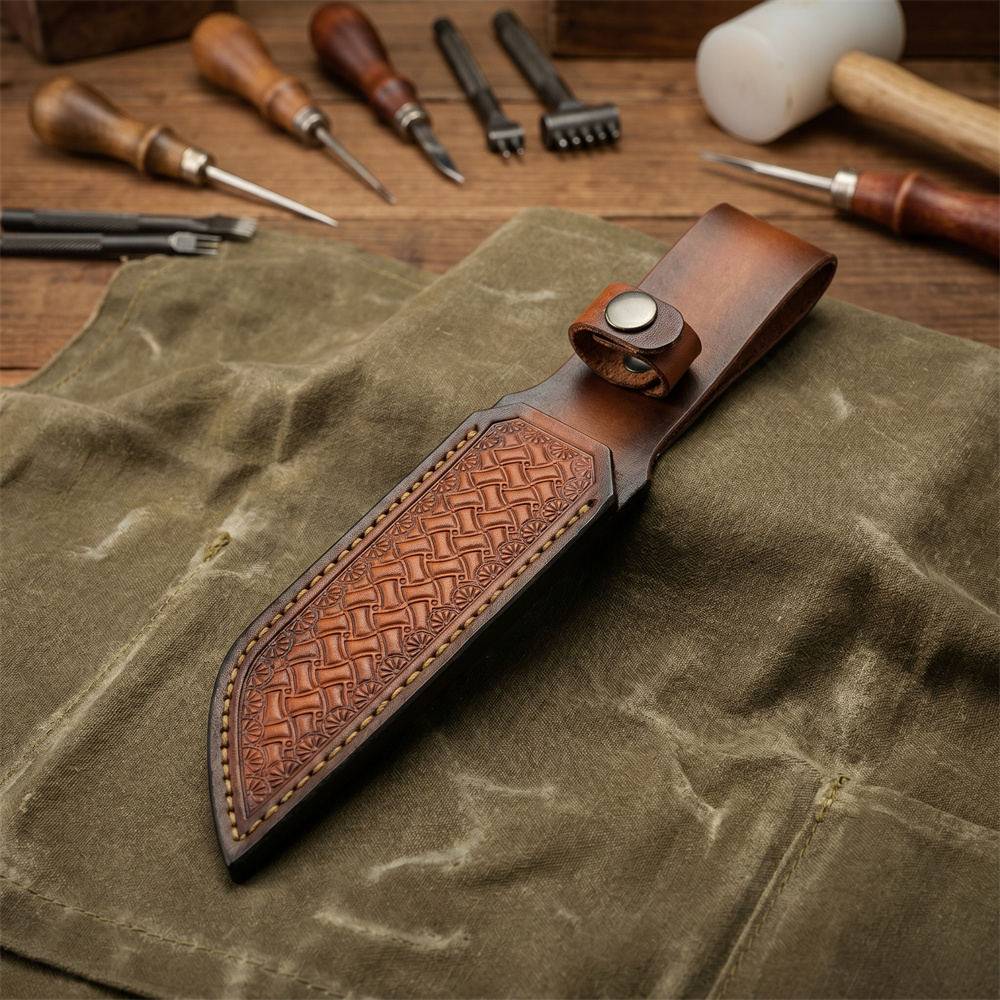 Étui à couteau fixe en cuir ma - Hand Tools avis et prix