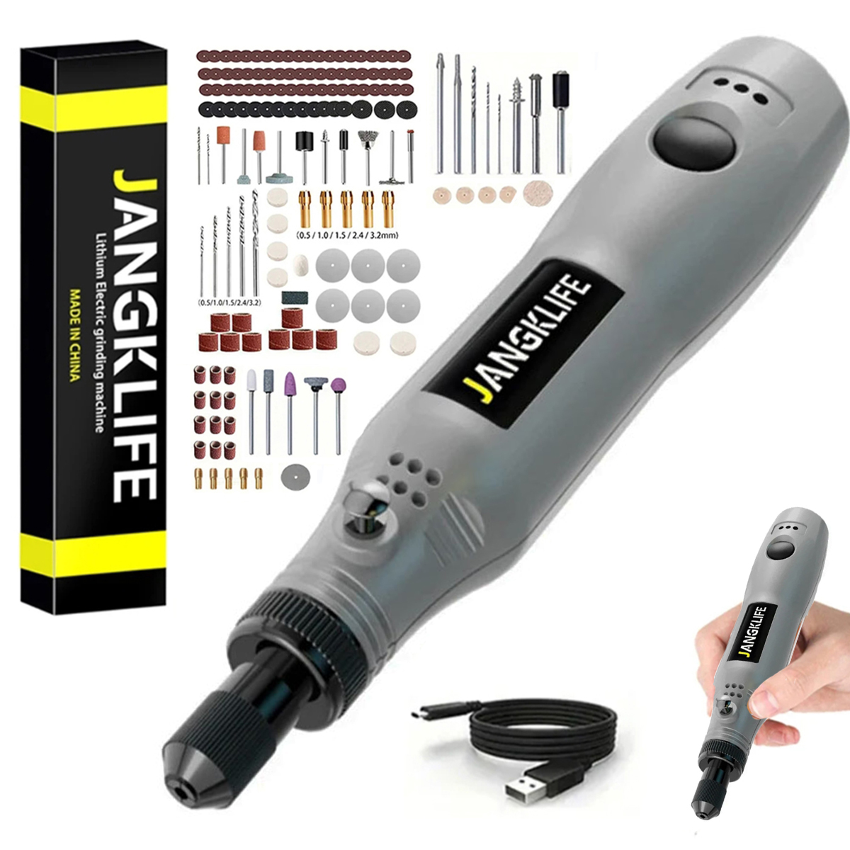 USB Sans Fil Outil Rotatif Kit - Cordless Rotary Tool Kit Accessories avis et prix