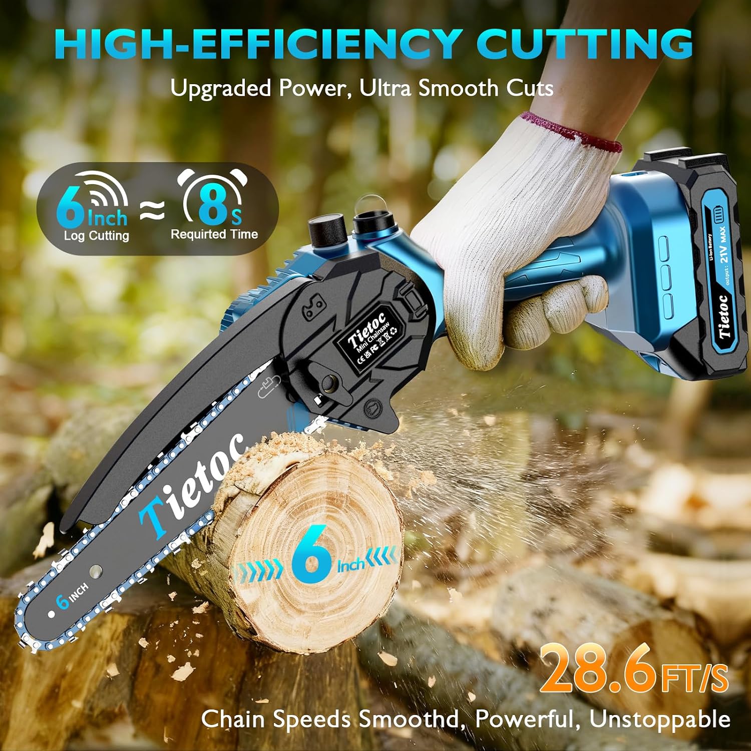 Mini tronçonneuse, tronçonneus - Mini Electric Chainsaw 6 Inch avis et prix