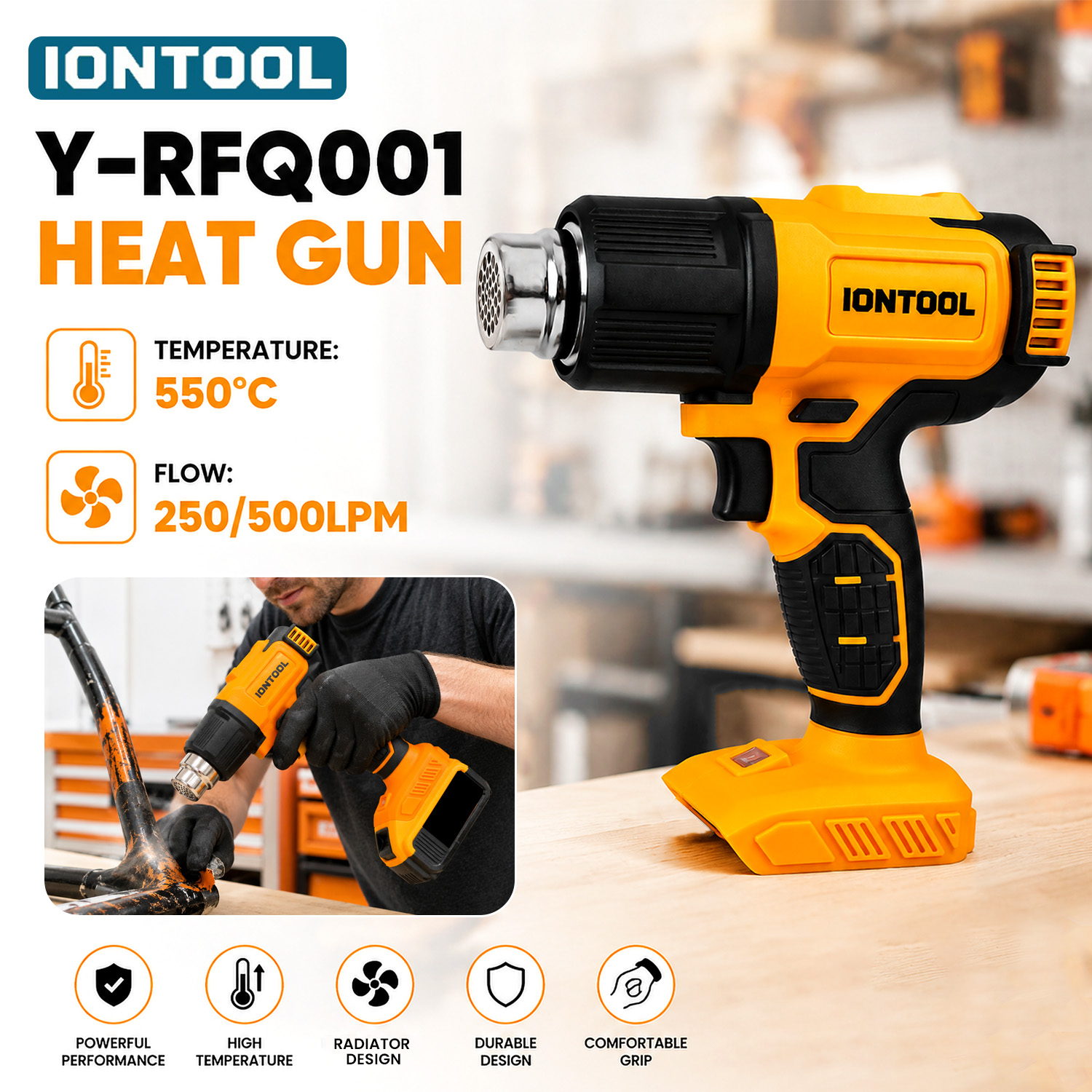 Pistolet thermique sans fil IO - Cordless Heat Gun For Shrink Tubing avis et prix