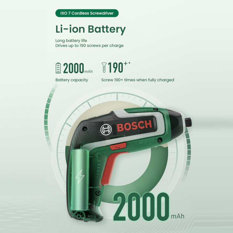 Tournevis sans fil Bosch IXO 7 - Electric Screwdriver Rechargeable Usb avis et prix
