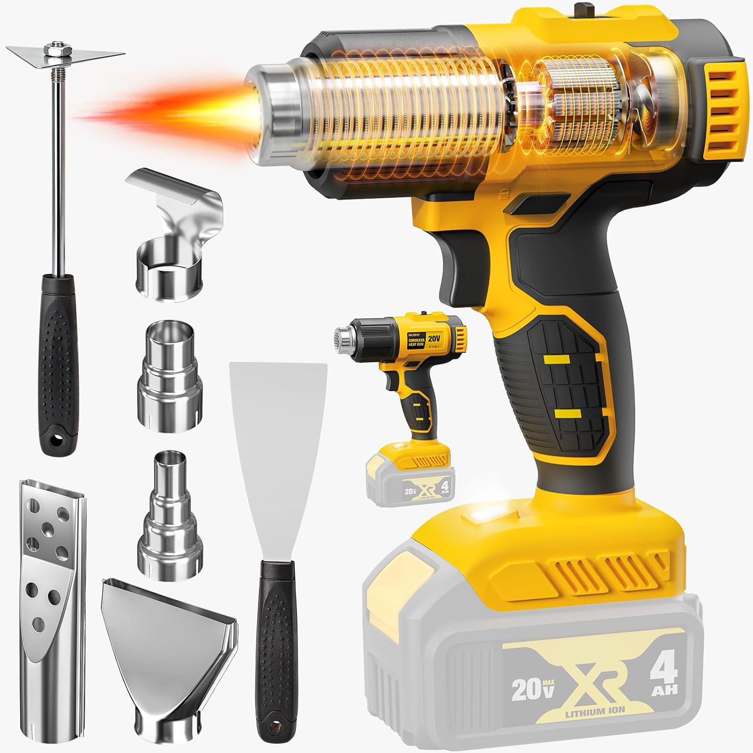 Pistolet thermique sans fil co - Cordless Heat Gun For Shrink Tubing avis et prix